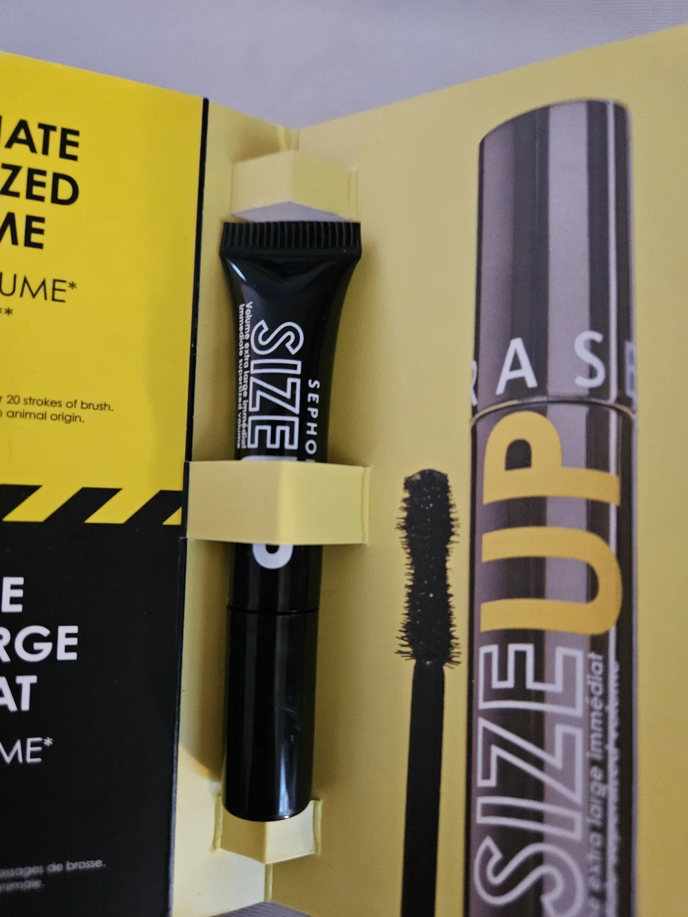 Lot of 5 Sephora Nourishing Moisturizer &3 5ml Size Up Mascara Set